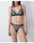 Sujetador gourmet verde con aros