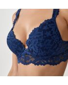 Legende marineblauer Push-up-BH mit Bügel