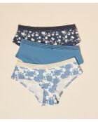 Set van 3 blauwe Ciane shorties