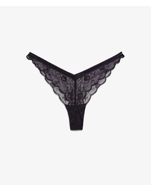 Tanga negra exclusiva
