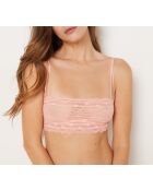 Kunstzinnige roze bh zonder beugel