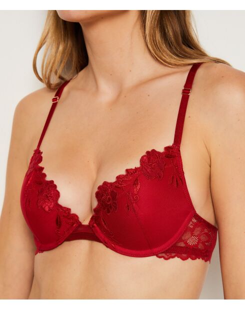 Push-up bh met beugel Casual W24 rood