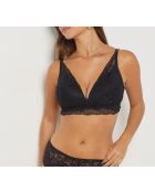 No 5 Cosy draadloze zwarte beugelbeha