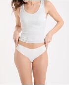 Unsichtbares weißes Höschen