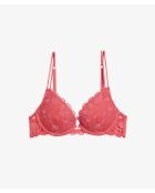 Reggiseno push-up rosso Eblouie con ferretto