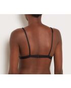 Soutien-gorge sans armatures Leop Slub noir