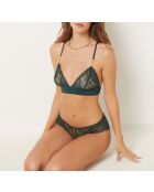 BH ohne Bügel Nr. 8 Embrante tannengrün