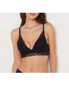 No.2 Cosy Wireless schwarzer Push-up-BH ohne Bügel