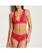 Sujetador rosa con aros Aria