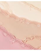 Pack de 3 braguitas Jim rosas