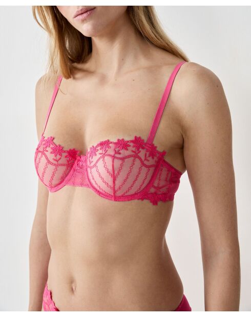 BH mit Bügel Nr. 9 Paquerette fuchsia