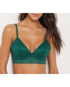 Soutien-gorge sans armatures Gravure vert sapin