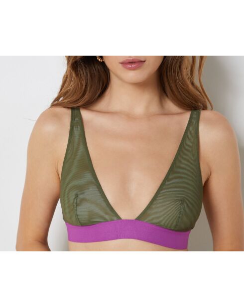 Soutien-gorge avec armatures Coco vert nil