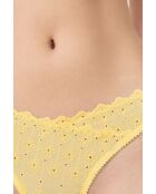 Pittige gele Tanga-pop