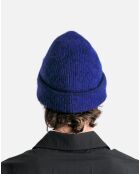 Le bonnet en Laine bleu