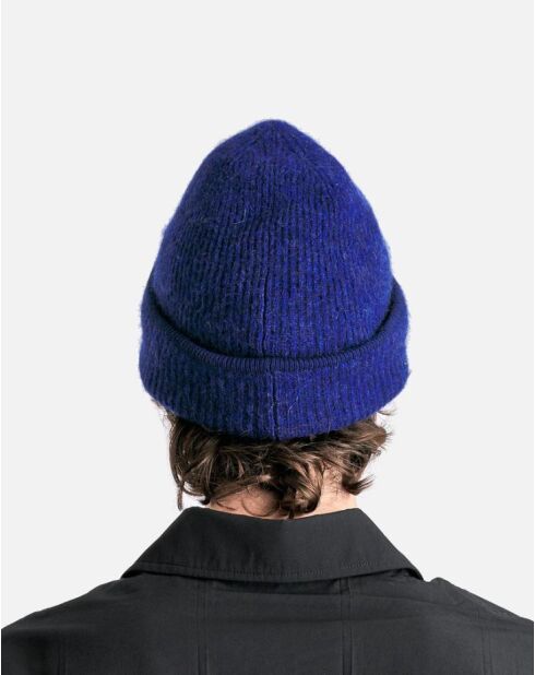 Le bonnet en Laine bleu
