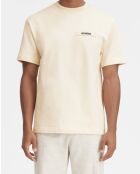 T-shirt gros grain beige
