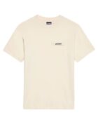 T-shirt gros grain beige