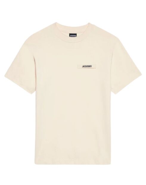 T-shirt gros grain beige