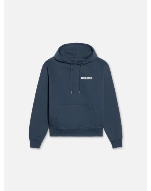 Felpa classica blu scuro