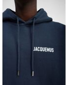 Felpa classica blu scuro