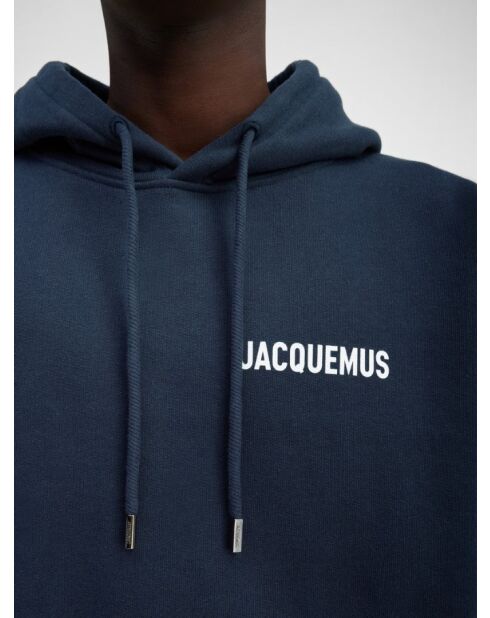 Felpa classica blu scuro