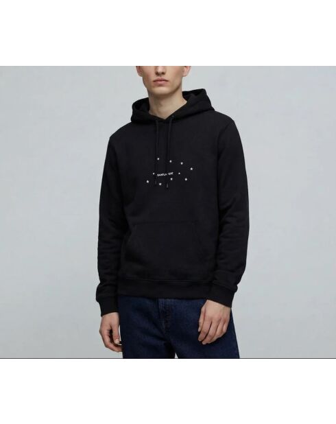 Sweat à capuche Constellation noir