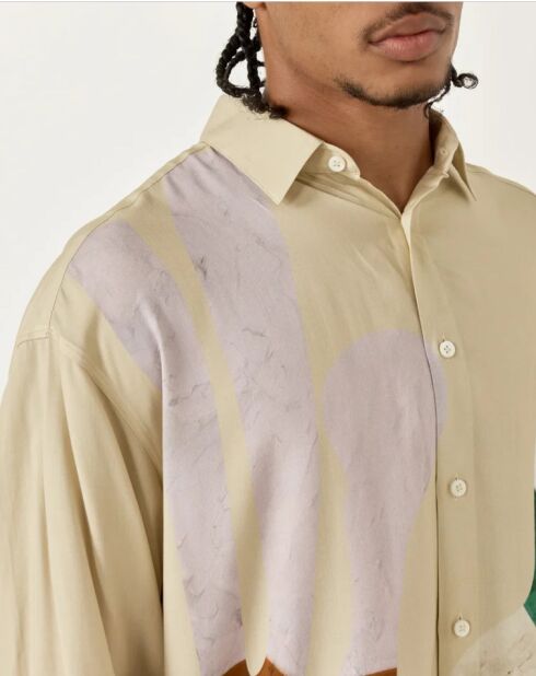 La chemise Simon beige