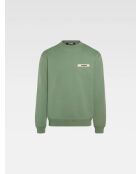 Leichtes khakifarbenes Grosgrain-Sweatshirt