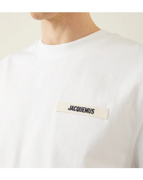 T-shirt gros grain blanc