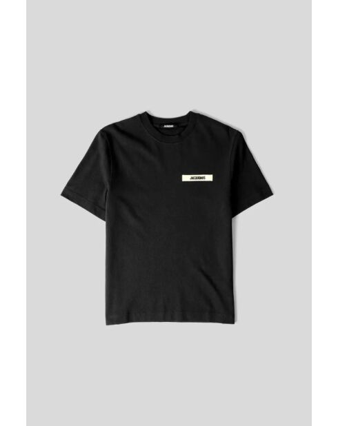 T-shirt gros grain noir