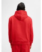 Klassischer roter Hoodie
