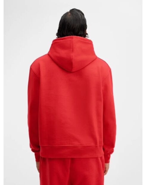 Klassischer roter Hoodie