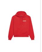 Klassischer roter Hoodie