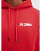 Klassischer roter Hoodie