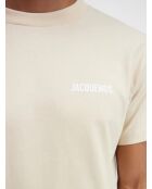 T-shirt classique beige