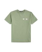 T-shirt in gros-grain cachi