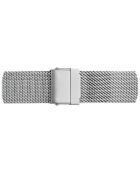 Montre femme en acier argenté/rose dorée