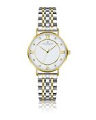 Orologio da donna in acciaio oro/argento