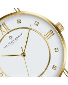 Orologio da donna in acciaio oro/argento