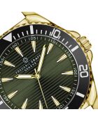 Horloge van goudkleurig staal voor dames