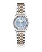 Orologio da donna in acciaio argento/oro