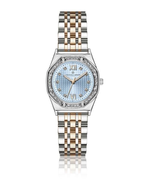 Montre femme en acier argentée/doré