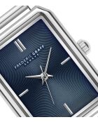 Damenuhr aus silbernem Stahl