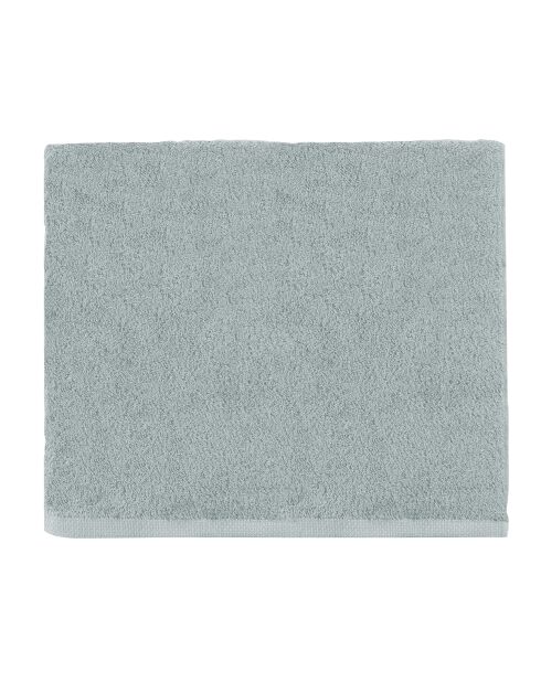 Aqua - Einfarbiges Gästetuch aus Baumwolle in Federgrau - 30x50 cm