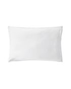 Grand Hôtel - Parure de lit housse de couette + taie rectangulaire en coton blanc