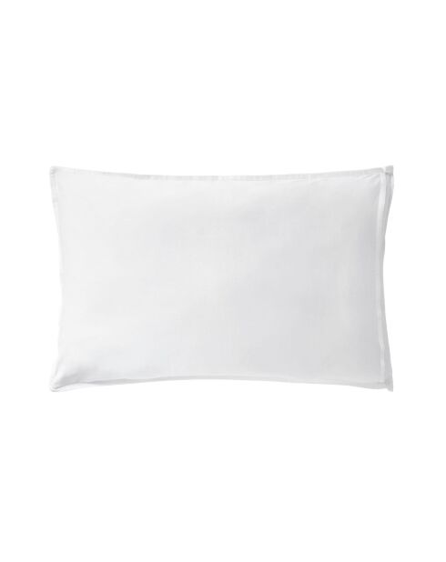 Grand Hôtel - Parure de lit housse de couette + taie rectangulaire en coton blanc