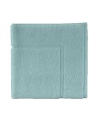 Aqua - Tappeto da bagno in cotone grigio piuma tinta unita - 60x60 cm