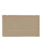 Aqua - tappetino da bagno in cotone di grano saraceno tinta unita marrone - 60x60 cm