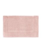 Aqua - Tapis de bain unie en coton lait fraise - 60x100 cm